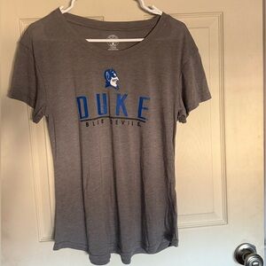 Duke University Blue Devils Women’s Gray, Blue, Black Short Sleeve T-Shirt